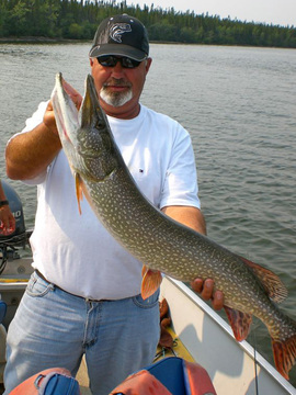 Manitoba Fly-In Trophy Pike Fishing Lodge and Outpost Camps